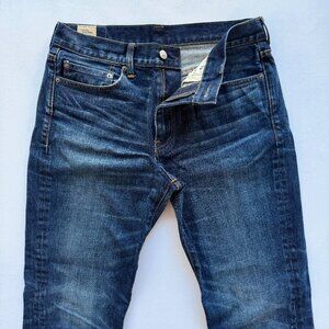 J.Crew 770 Straight Fit Jeans 100% Cotton Dark Wash Denim W32 L32